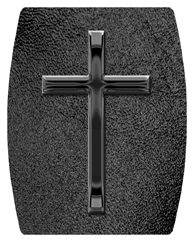 DAREC-510-BK-SH-BK Black Single Cross Shimmer Black